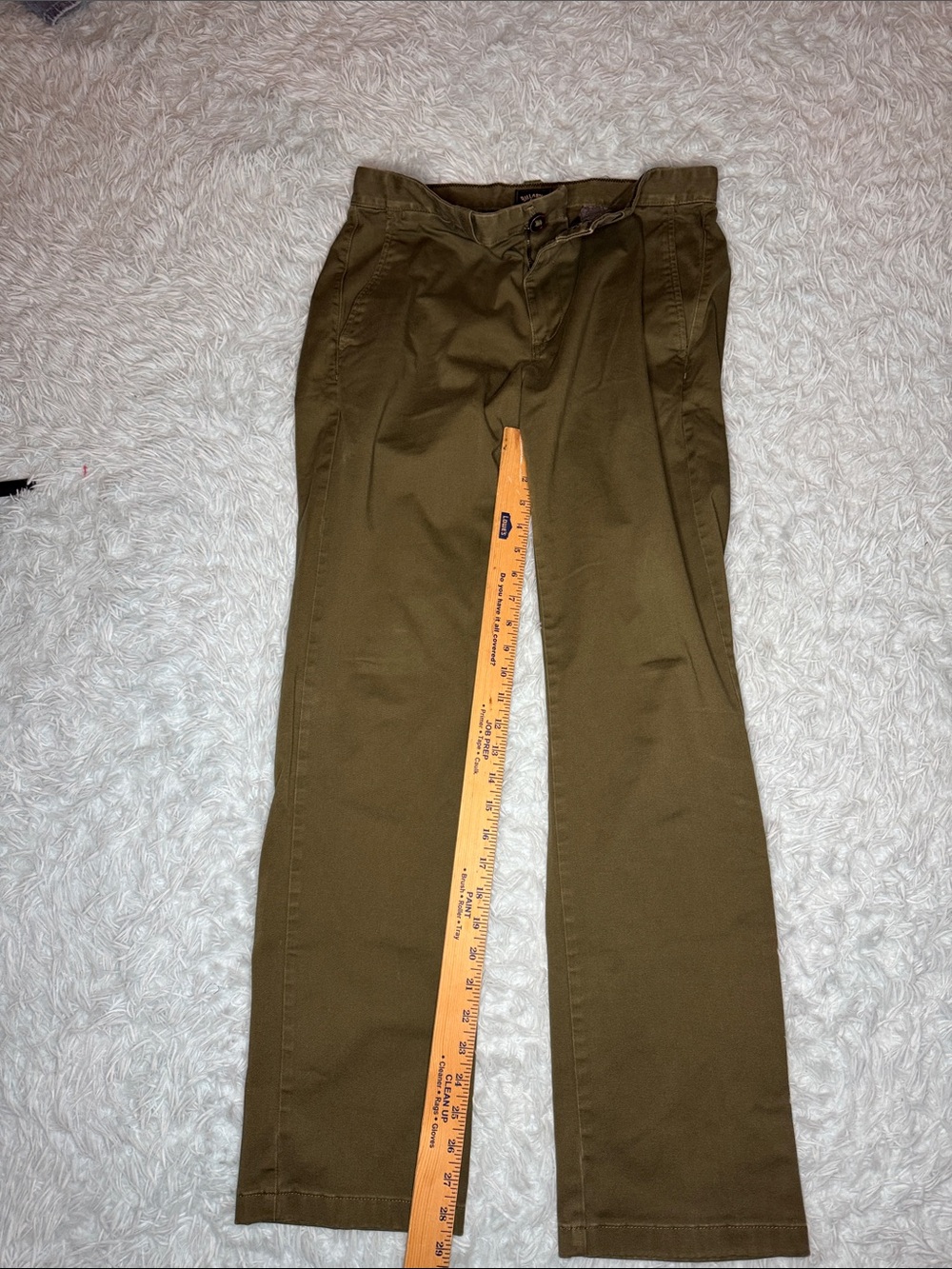 Billabong Olive Green Straight-Leg Chinos size 31 see pics for length